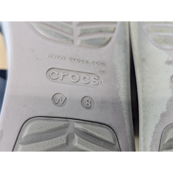 Crocs Brooklyn Low Wedge Sandals Womens 8‎ Platform 2 Strap   Sling Black - Picture 11 of 11